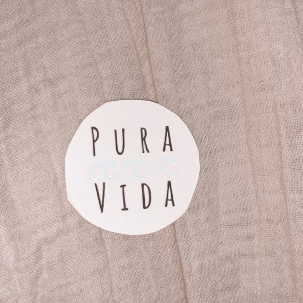 Pura vida sticker